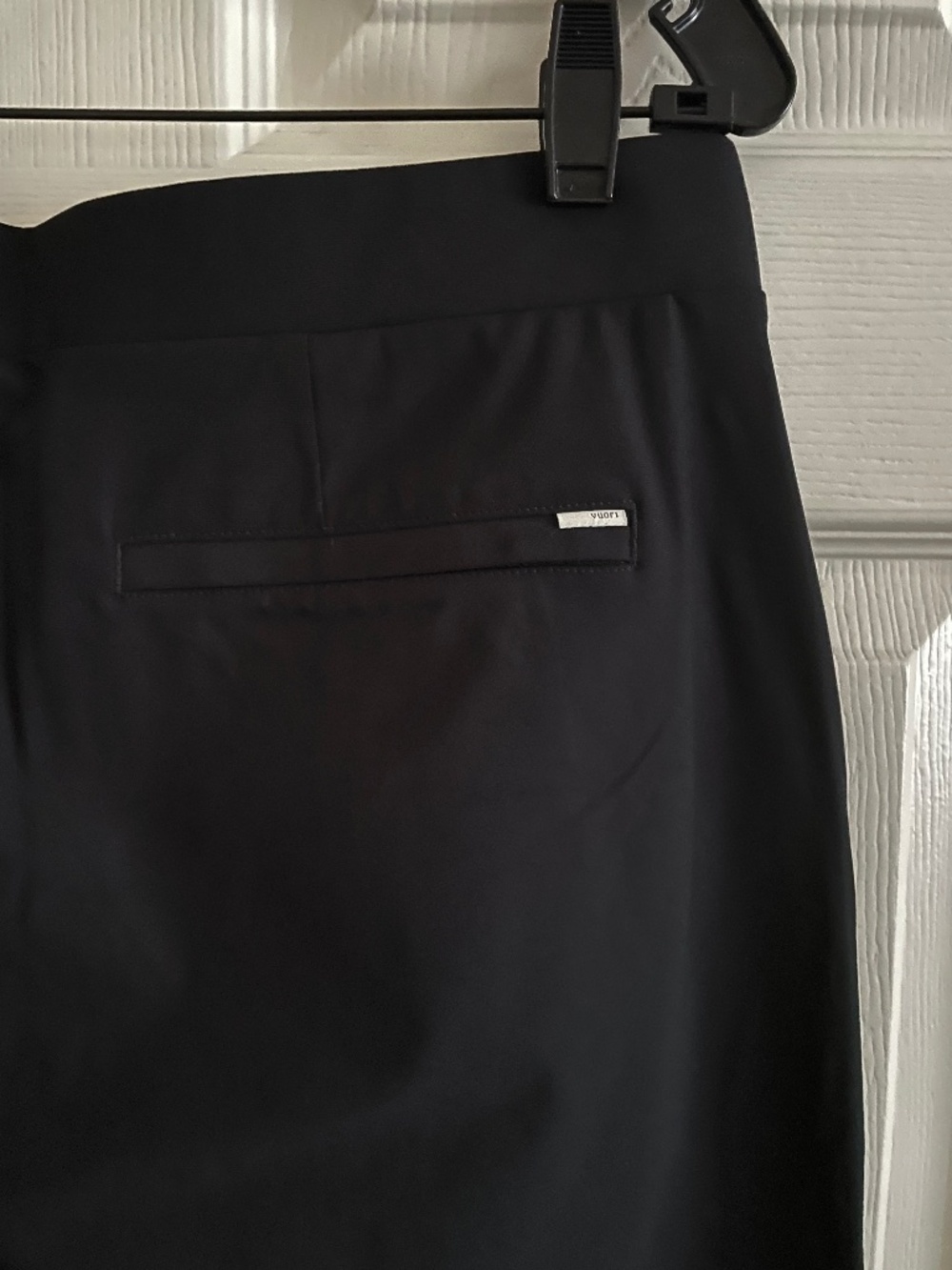 Vuori Womens Meta Wideleg Black Pants - Picture 3 of 11
